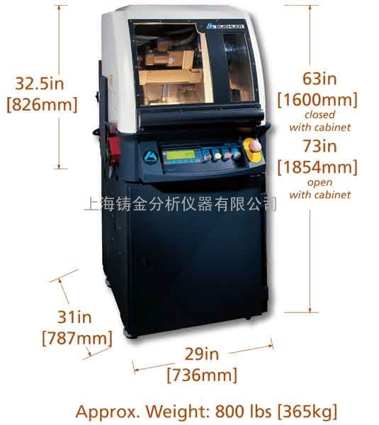 标乐金相切割机 delta中型落地式轨道和直切式自动金相切割机